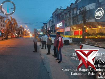 giat penertiban balap liar oleh personel polsek bagan sinembah
