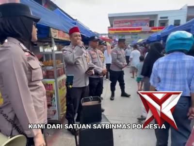 Pastikan Masyarakat Aman Polresta Barelang Terus Berikan Himbauan Kamtibmas - PoliceTube
