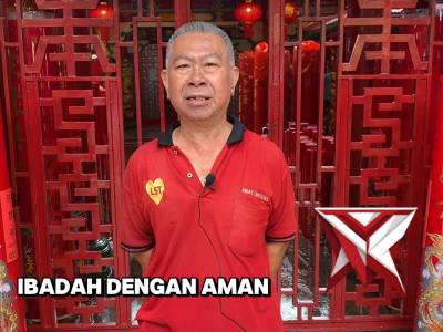 Testimoni pengurus Kelenteng Kwan Tie Bio terkait pengamanan selama perayaan Imlek dan Cap Go Meh.