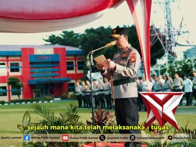 Kapolda Sumsel Irjen Pol. Dr. Sandi Nugroho, S.I.K., S.H., M.Hum Pimpin Upacra Hari Kesdaran Nsional - PoliceTube