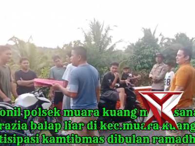 Giat himbauan Polsek muara kuang