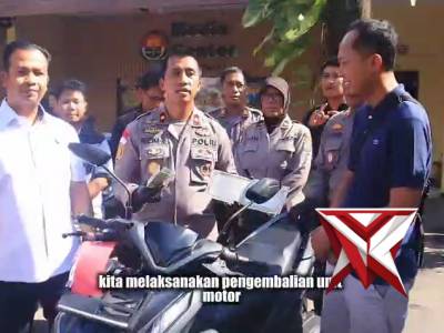 PENGEMBALIAN MOTOR KORBAN CURANMOR - PoliceTube