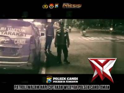 Patroli blue light cegah kejahatan malam hari - PoliceTube