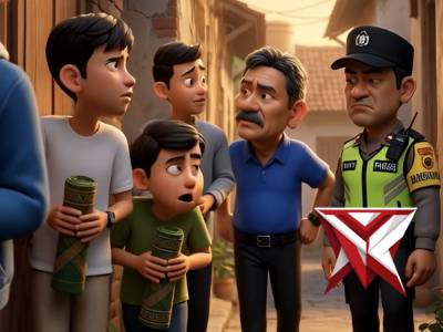 Imbauan Kamtibmas Stop Perang Sarung.