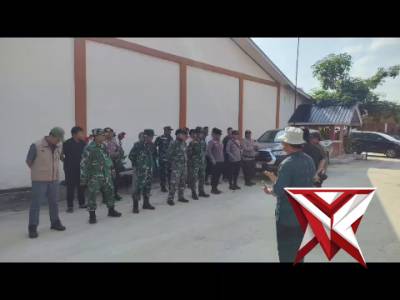 patroli gabungan oleh TNI POLRI di wilkum polsek pujud