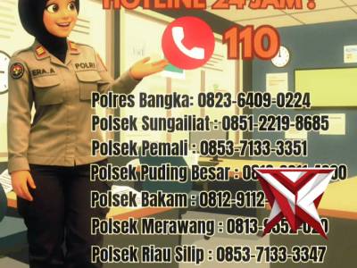 Hotline Polres Bangka - PoliceTube