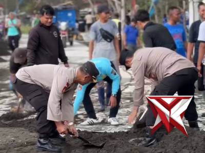 Polres Tegal Kota bersinergi dukung Gerakan Tegal Bebersih - PoliceTube