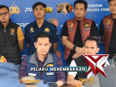 KONFERENSI PERS UNGKAP KASUS PENGANCAMAN MENGGUNAKAN SENJATA API - PoliceTube