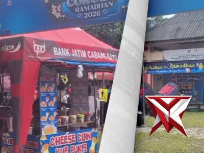 Anggota Polsek Kepanjen Patroli Pasar Takjil di Cokolio - PoliceTube