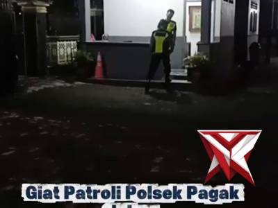 Giat Patroli Polsek Pagak dalam rangka Harkamtibmas ke SMA Negeri 1 Pagak - PoliceTube