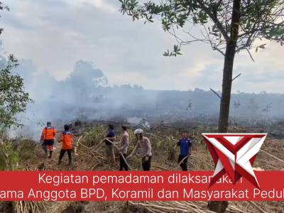 Mitigasi Karhutla Polsek Tanjung Raja