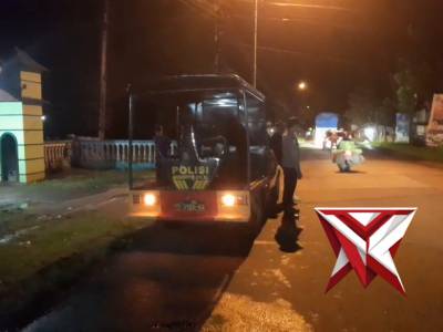 Patroli Malam Simpang 3 Karanglo, Desa Karangkuten, Kec. Gondang.