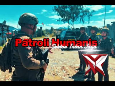 Patroli Humanis Sektor Intan Jaya