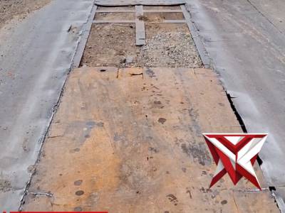 Polsek BTS Ulu Polres Musi Rawas Perbaiki Jalan Rusak