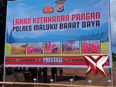 Polres MBD melaksanakan Penanaman jagung mendukung swasembada pangan tahun 2025 - PoliceTube