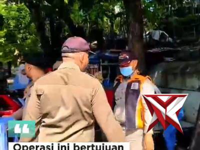 Polsek Bubutan dibawah Kepemimpinan Kapolsek Bubutan mengikuti Operasi Gabungan Tiga Pilar - PoliceTube