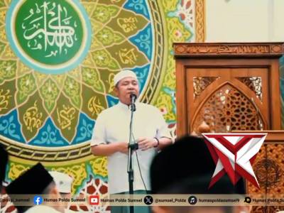 Kapolda Sumsel ,Safari Ramadhan bersama forkopinda di masjid al asli Kajati sumsel - PoliceTube