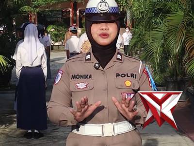 POLANTAS PRESISI DIKMAS LANTAS PADA SMA NUSANTARA PALANGKARAYA - PoliceTube