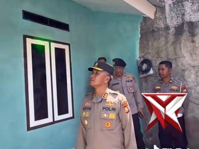 Peresmian bedah rumah oleh kapolda bengkulu