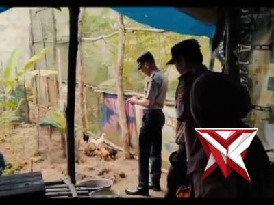 BHABINKAMTIBMAS POLSEK LUBUK BATANG MEMANTAU BINAAN MASYARAKAT LUBUK BATANG utk KETAHANAN PANGAN - PoliceTube