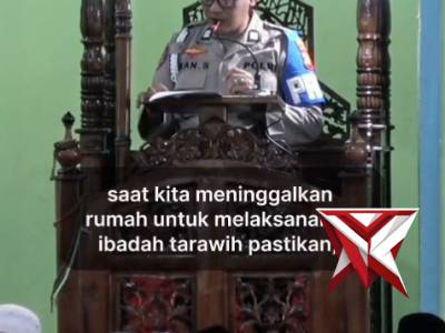 Khutbah keliling personil polres Pagar Alam - PoliceTube
