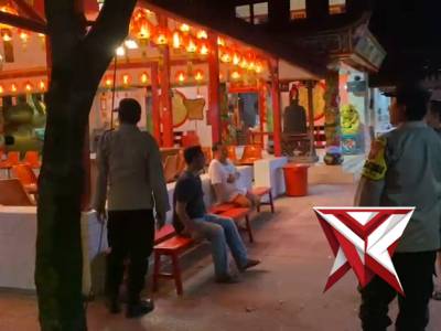 PATROLI RUTIN KE TEMPAT IBADAH VIHARA AVALOKITESVARA DALAM RANGKA TAHUN BARU IMLEK - PoliceTube