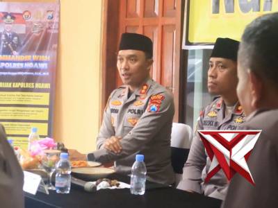 KUNJUNGAN KERJA KAPOLRES NGAWI DI POLSEK JOGOROGO - PoliceTube