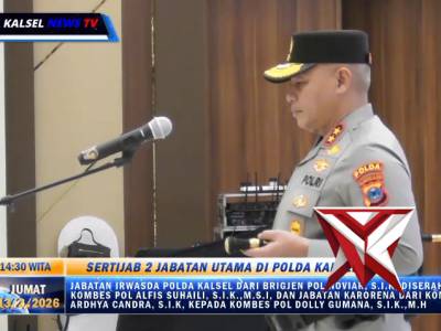 Kepolisian Daerah Kalimantan Selatan (Polda Kalsel) resmi melaksanakan serah terima jabatan - PoliceTube