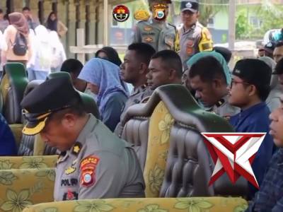POLRI PENANAMAN JAGUNG PERDANA DI LAHAN PEMUDA MUHAMMADIYAH