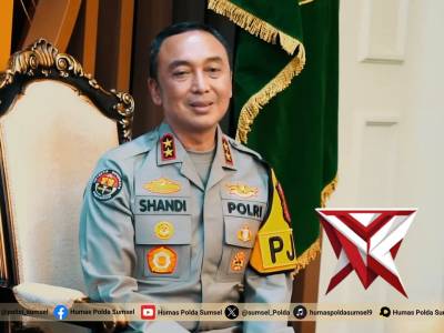 Kapolda Sumsel melaksanakan lawatan kerja ke kantor Gubernur Sumsel