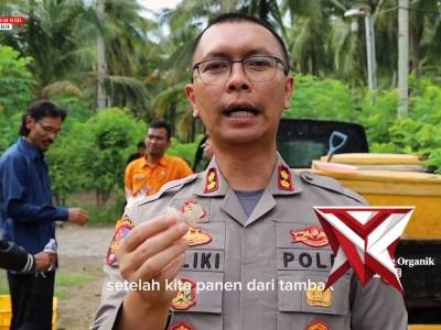 Kolaborasi Apik, Polres Trenggalek dan KPT-P4 Buana Alam Lestari Kembangkan Udang Vaname Organik - PoliceTube