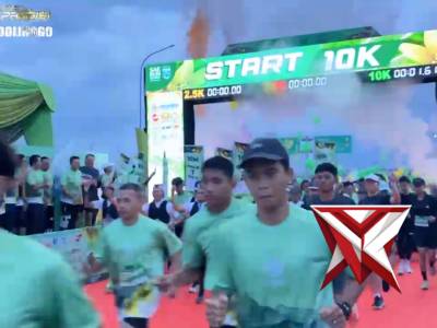 Kapolres Probolinggo bersama Bupati dan Forkopimda turut hadir dalam SAE Run Highway 2026.