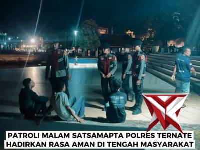 PATROLI SAT SAMAPTA POLRES TERNATE BERIKAN RASA AMAN - PoliceTube