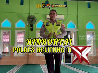 Polres Belitung Timur melaksanakan kegiatan Pembinaan Rohani dan Mental (Binrohtal) - PoliceTube