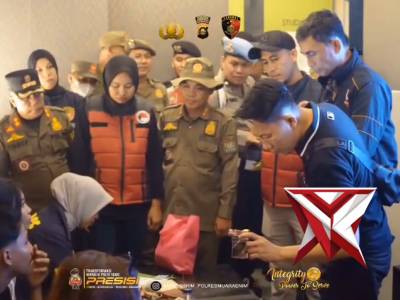 Polres Muara Enim dan Instansi terkait melaksanakan kegiatan Razia Gabungan tempat Hiburan Malam