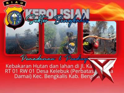 Pemadaman dan pendinginan Karhutla - PoliceTube