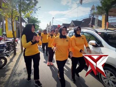 Olahraga Bersama Polres Bojonegoro