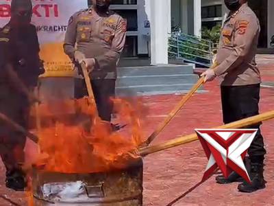 Pemusnahan barak bukti yang telah berkekuatan hukum tetap (INKRACHT)