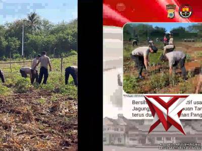 Polres kepulauan Tanimbar dukung terus ketahanan pangan - PoliceTube