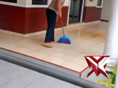 personel Polsek Nagreg melaksanakan kegiatan korve secara rutin