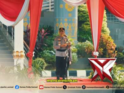 Kapolda Sumsel Irjen Pol. Dr. Sandi Nugroho, S.I.K., S.H., M.Hum Pimpin Upacara Hari Kesadaran Nasio - PoliceTube