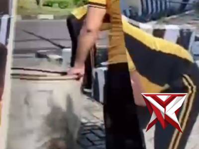 Kurve bersama Polsek Candi