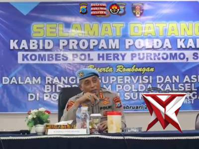 Supervisi dan Asistensi Bid Propam Polda Kalsel - PoliceTube