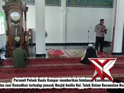 Himbauan Kamtibmas Oleh Polsek Kuala Kampar - PoliceTube