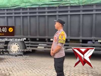 Patroli cek ketersediaan BBM di SPBU - PoliceTube