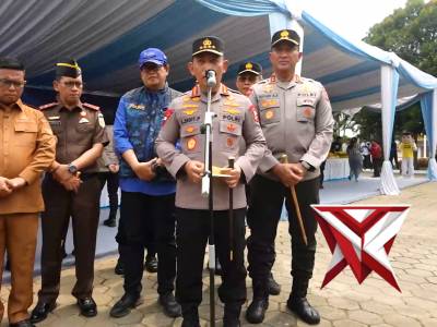Kapolri Tinjau Pelaksanaan Gerakan Pangan Murah di Mapolda Banten