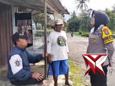 Brigadir Deta Bara selaku bhabinkamtibmas terus laksanakan patroli dan sosialisasi kamtibmas