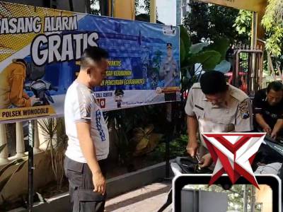 Pasang Alarm Gratis Polsek Wonocolo - PoliceTube