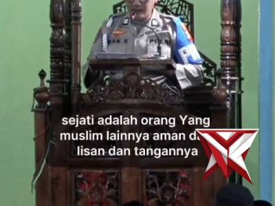 Polres pagar alam berkhutbah jumat - PoliceTube