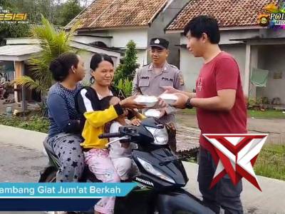 Polsek Rambang Giat Jum'at Berkah - PoliceTube